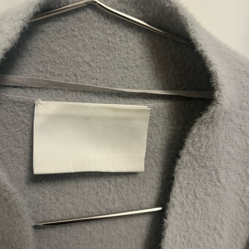Brand new super soft thick grey cardigan S-M size - Picture 4 of 5